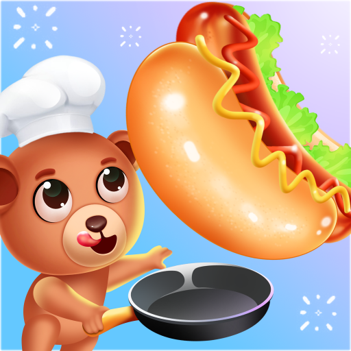 Animal Cafe Cooking Game logo