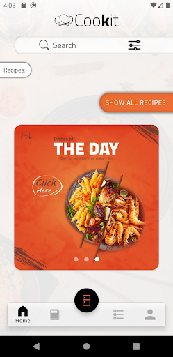 Android application CookIt screenshort