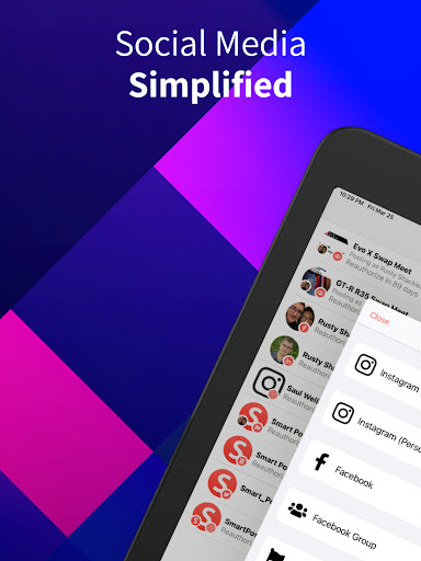 Screenshot of SmartPost: Plan Schedule Post