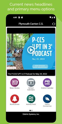Android application Plymouth-Canton CS screenshort