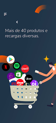 Android application CardMais - Recargas e serviços screenshort
