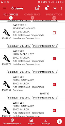 Quality Service Management (QS Screen 3
