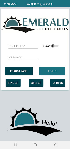 Android application Emerald Credit Union Mobile Ba screenshort