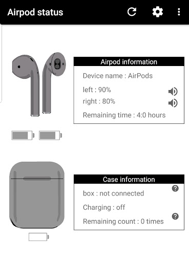 Podroid (Using Airpod on android like iphone)  APK screenshots 1