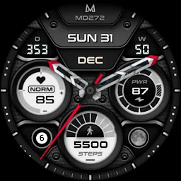 MD272 Analog watch face - Screenshot Image