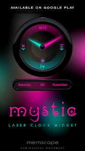 Zrzut ekranu z mrocznym pakietem ikon MYSTIC