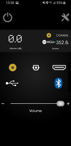 Evo Dac 3 Remote App Screen 3