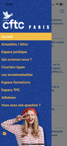 Android application CFTC PARIS screenshort