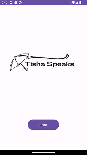 Android application Tisha Speaks screenshort