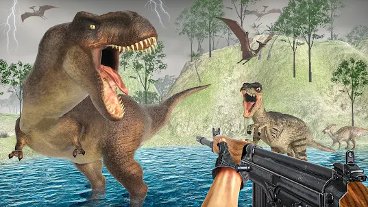 Dinosaur Hunter - Dinosaur Shooting Wali Games Dinosaur Wali Game