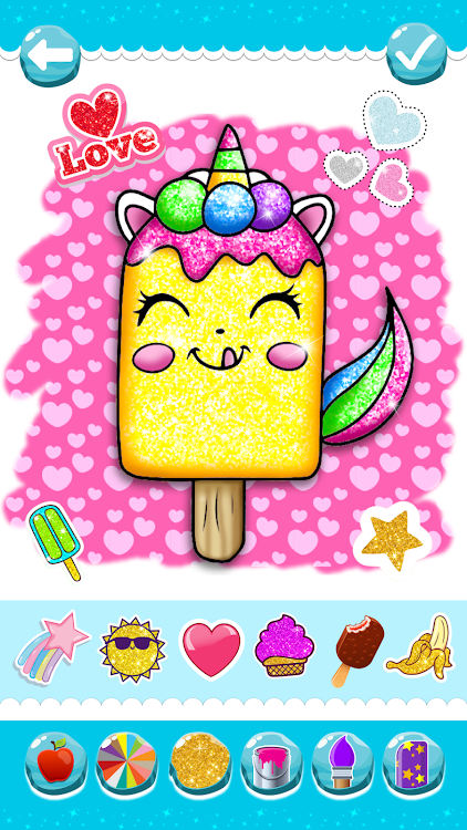 Glitter Ice Cream Coloring - 6.3 - (Android)