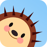 Hedgy Pop. Hedgehog balloons icon