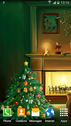 Christmas Fireplace Wallpaperのおすすめ画像2
