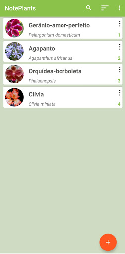 Android application Jardim no APP screenshort