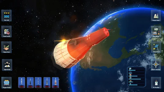 Space Ship Game Rocket Builder