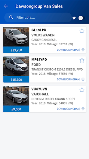 Dawsongroup Vans Screen 2