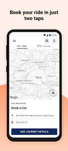 Android application FFT Events Transport screenshort