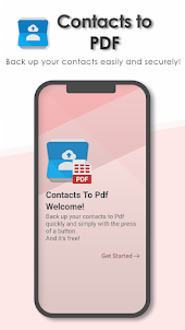 Contacts To PDF