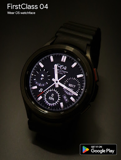 Android application FirstClass_04 WearOS watchface screenshort