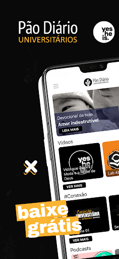 Android application Pão Diário - Universitários screenshort
