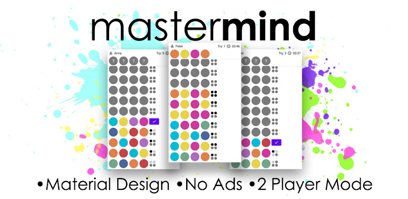 Simple MasterMind: Code breaking puzzle game