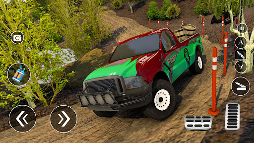 Android application Offroad Pickup Truck Sim Game screenshort