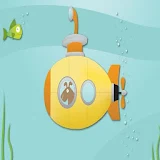 happy submarine icon