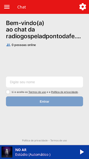 Web Rádio Ponto da Fé Screen 3
