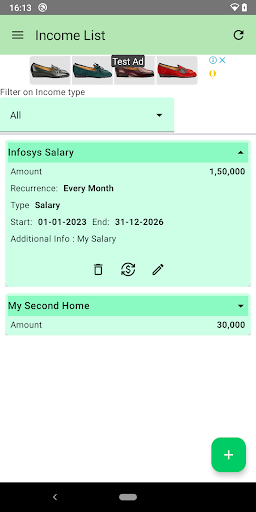 Personal Finance Screen 3