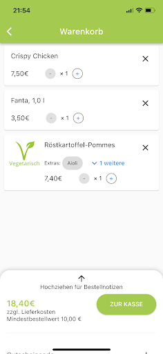 Viertel Lieferservice Screen 3