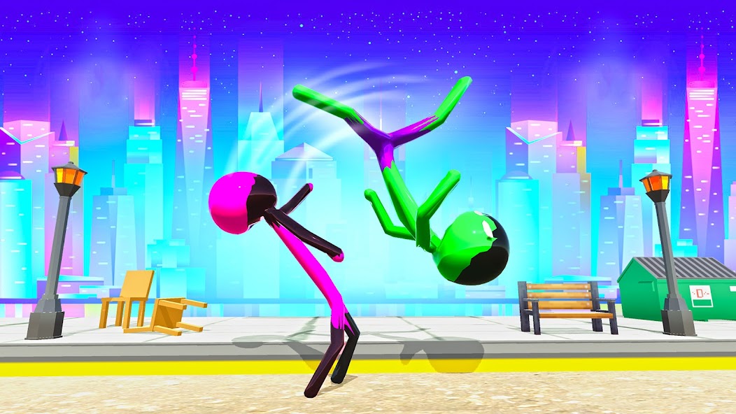 Play Stickman Fighter Infinity Super Action Heroes