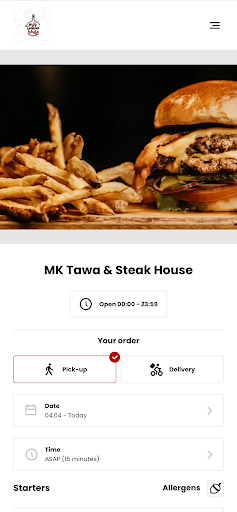 Android application MK Tawa & Steak House screenshort