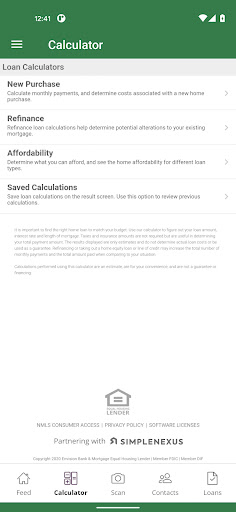Hometown Mortgage Mobile Screen 2