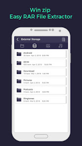 Screenshot 5 Winzip - Easy RAR File Extract android