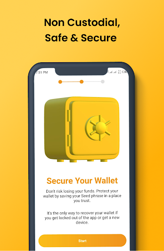 Android application TLC Wallet (Beta) screenshort