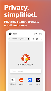 DuckDuckGo Privacy Browser 5.124.0 screenshots 1