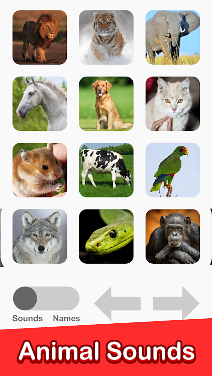 Animal Sounds - 100 Buttons! by Sound Squad - (Android Apps) — AppAgg