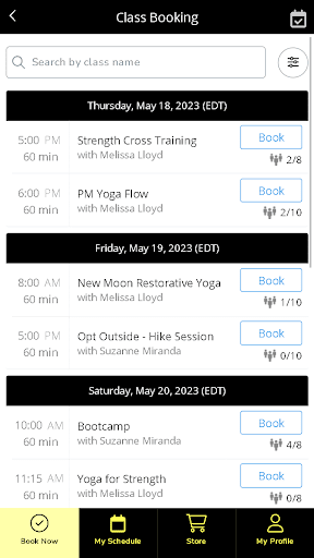 City Fit Screen 3