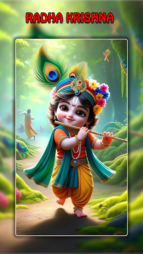 Radha Krishna Wallpaper Screen 2