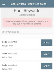 Pool Rewards - Daily Free Coins screenshots 1