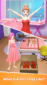 Captura de Pantalla 21 Girl Life Challenge 3D android