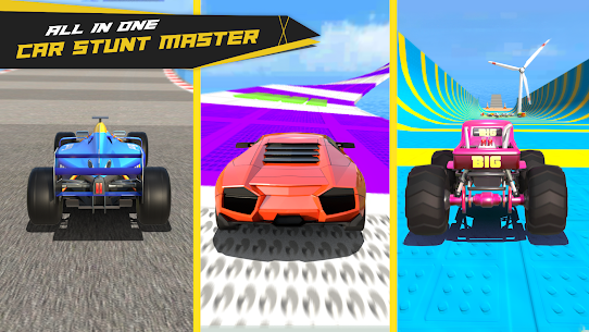 GT Car Stunt 3D: Car Driving 3