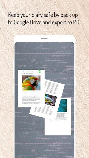 Screenshot of POPdiary - diary, journal