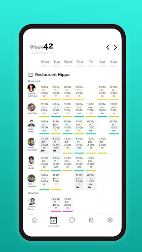 TimeTo.Work - staff schedule Screen 2