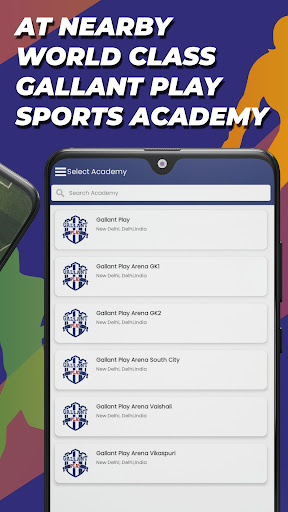 Gallant Play: Sports Academy Screen 2