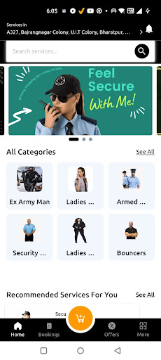 Android application Prahari 365 screenshort