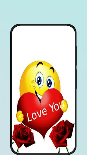 Android application love emoji screenshort