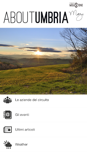 Android application About Umbria screenshort