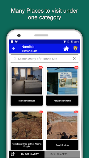 Namibia Travel & Explore, Offl Screen 3