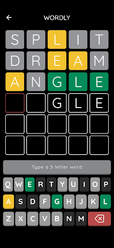Wordly - Guess the word Screen 2